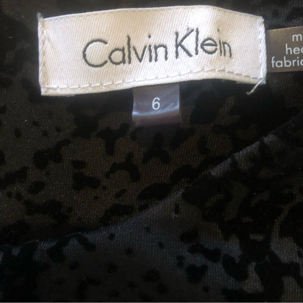 Calvin Klein Snake Skin Velvet Dress - Picture 5 of 5